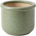 Gleao Speckled Ceramic Cachepot Sage 7 in